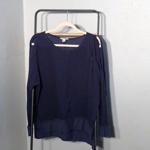 Caslon cold shoulder sweatshirt